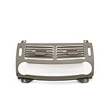 Car Air Conditioning Outlet Panel Cubierta rejilla ventilación CA para aire acondicionado tablero para Mercedes para Benz Clase E W211 2003-2008 E200 E230 E260 E280 E300(Yellow Middle)