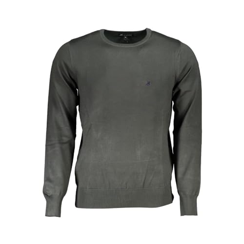 Pull en nylon vert pour homme aux finitions haut de gamme