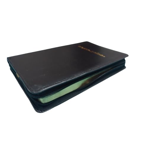 Image of Malayalam Holy Bible | Standard Size Regular Use | മലയാളം ബൈബിൾ | Black Leather Zipper Cover | 1300 Pages | Gold Sides | 22x14x3 cm | Durable Malayalam Bible for Daily Prayer & Devotion