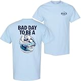 Bad Day to Be a Busch Light Front and Back T-Shirt (as1, Alpha, 3X_l, Regular, Regular) Blue