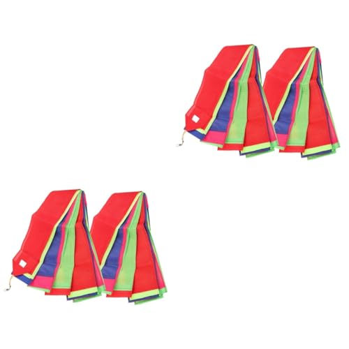 BESPORTBLE 2sets Easy to Use Kite Tail Kite Tail Streamer Vivid Colors Making Supplies Attachment Kit 2pcs*2