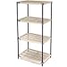 Vented Plastic Shelving 30x21x54 Nexelon Finish