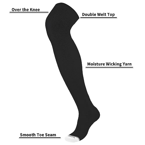 Image of Elite Baseball /Softball Socks Over The Knee, Extra Long Football Socks