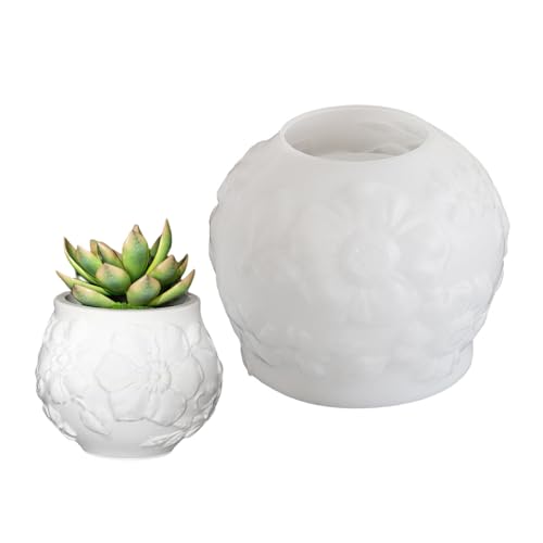 Macetero creativo de silicona resistente para manualidades, cemento fundido, suministros para el hogar y el jardín