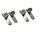 4Stk aus Metall Stifthalter an der Tasche Verstellbarer Federring aus Edelstahl Halter für Taschenstift Bleistift Markierungen Clips für Büro Laptop Klemmmappe Klemmbrett