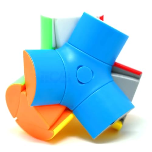 Image of SengSo Q-Platypus V1 Speed Cube | Unique Cylinder Tip Shape Mod Puzzle | Smooth Stickerless Mechanism, 80mm Compact 100g Brain Teaser Puzzle