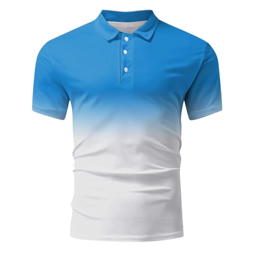 Polo homme stretch col v idéal pour les vacances à la plage et loisirs