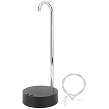 LED Bedside Water Dispenser,Desktop Water Bottle Dispenser,Portable Electric Water Bottle Pump Countertop,Automatic Drinking Electric Mineral Water Bottle Pump for Home and OfficeBlack