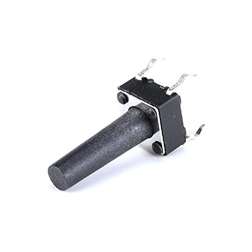 100 unidslote 0.236x0.236x0.591 in 4PIN táctil táctil micro interruptor botón táctil botón de reinicio automático 260.433 in teclas botón DIP