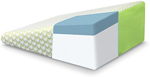 Sleep Yoga Wedge pillow – Supportive upper body with 10 inch memory foam medium firm