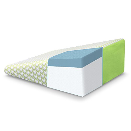 Sleep Yoga Wedge pillow – Supportive upper body with 10 inch memory foam