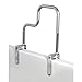 Carex Health Brands Carex Tri-Grip Bathtub Rail with Chrome Finish, Secure Bathtub Rail for Assistance Getting in and out of Tub, Easy to Install on Most Tubs, Up to 200 lbs Weight Capacity