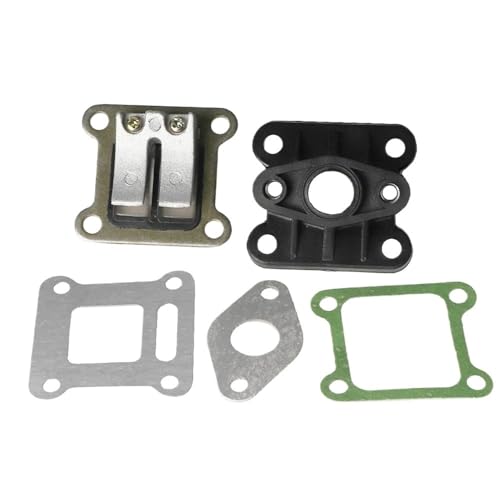 Válvula de lengüeta carburador mini moto juntas colector admisión pocket bike 49cc 4