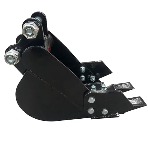 7.87 Inch Narrow Bucket Attachment for Mini Excavator Digger, Alloy Steel Material Wide Backhoe Buckets, Span: 92MM/3.62in, Hole Diameter: 25MM/0.98in(200mm Narrow Bucket)