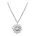 SOFIA MILANI - Collar para Mujeres en Plata de Ley 925 - con Circonitas - Colgante de Estrella Sol - 50218