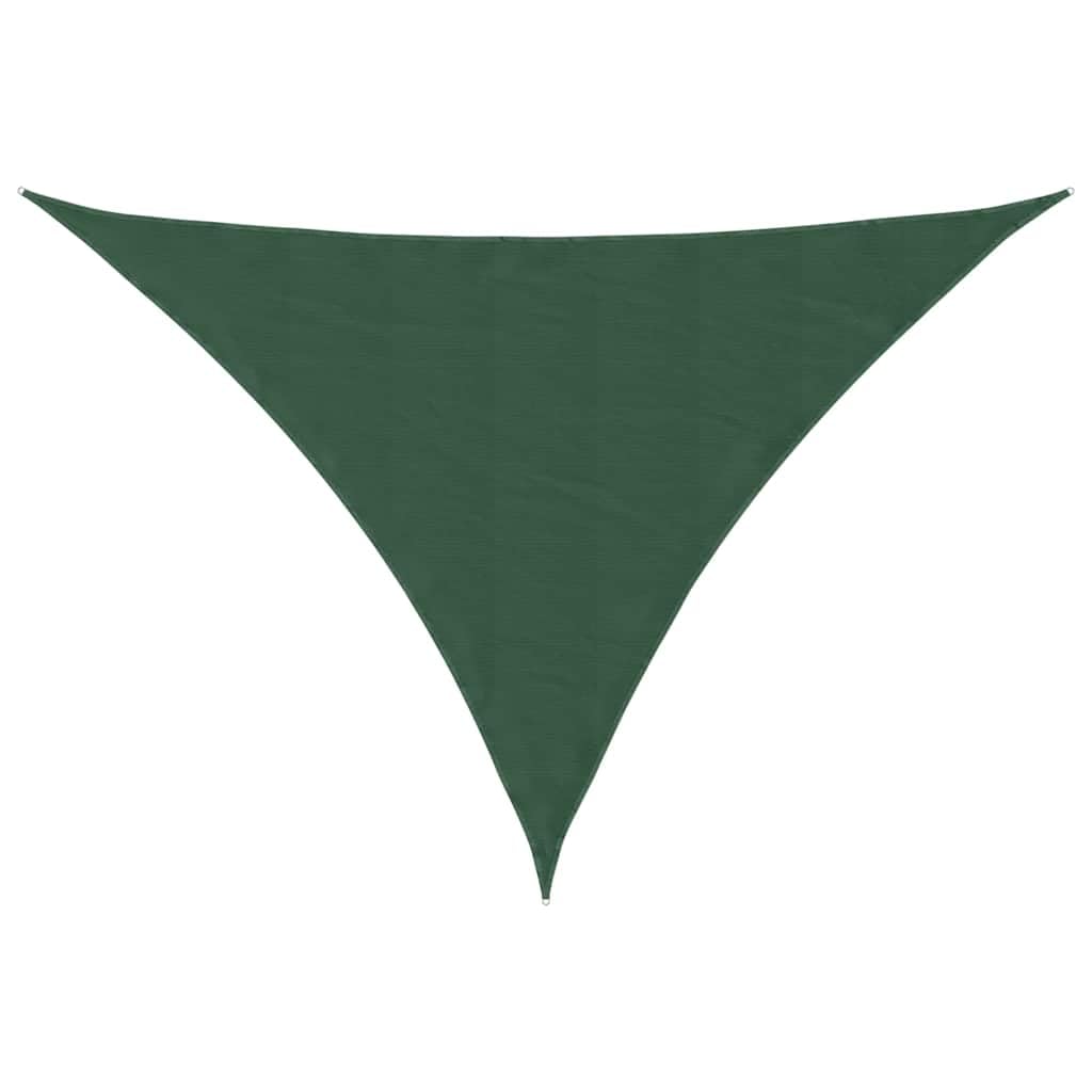 Voile d'ombrage vert foncé pour terrasse et jardin abri imperméable 7x5x5m