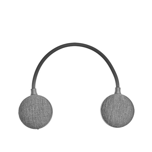 GlaXfi NW24-01B-001 ネックバンドサウンドスピーカー ガラス振動板搭載 HIFI 超軽量 角度自由調整 内蔵マイク 低遅延 連続12時間再生 Bluetooth 5.3 首掛けスピーカー 黒