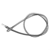 Caswynlife Rohrbaggerwerkzeug für Abfluss- und Kanalreinigung, ausgestattet mit Federkopf und elektrischem Bohranschluss für Sanitär-Wartung (A)