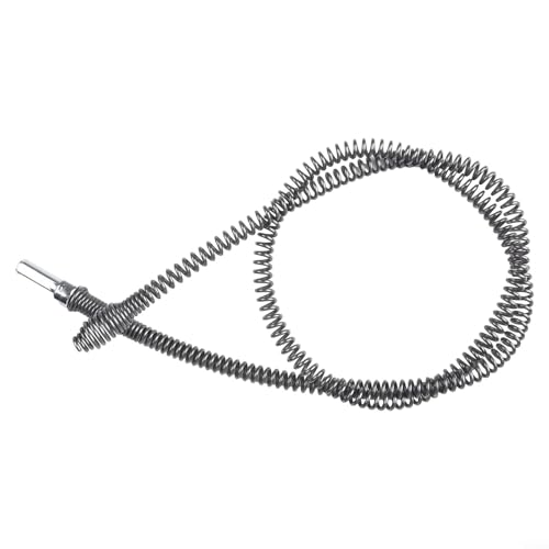 Caswynlife - Caswynlife Outil de dragage de tuyaux conçu pour le nettoyage des canalisations et des égouts, équipé d'une tête à ressort et d'un connecteur de perceuse électrique pour l'entretien de la plomberie (A