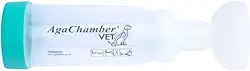 Espaçador Agachamber Vet M+G para Aerossolterapia para Cães e Gatos