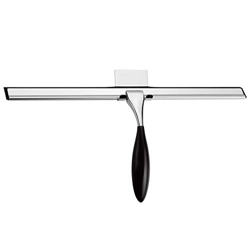 AmazerBath Shower Squeegee, Stainless Steel Glass Window Squeegee with Non-Slip 14 Inch Blade