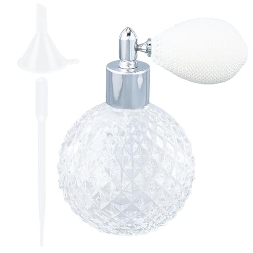 GORGECRAFT Botella de Perfume con Atomizador Vintage Blanco de...