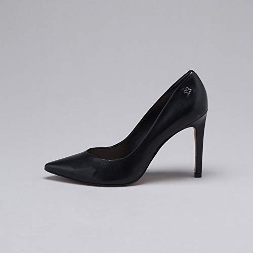 Scarpin Couro Preto 38
