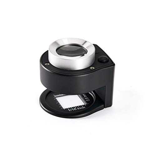 Loupe haute définition 30x LIBINFAN avec trame dense et éclairage LED pour bureau