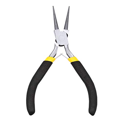 Image of Mini Round Nose Pliers for Jewelry Making Smooth Jaw 5 Inch Wire Looping Pliers Wire Bending Pliers Jewelry Making Tool Precision Handcraft DIY Hand Tool for Wire Looping Wrapping Beading