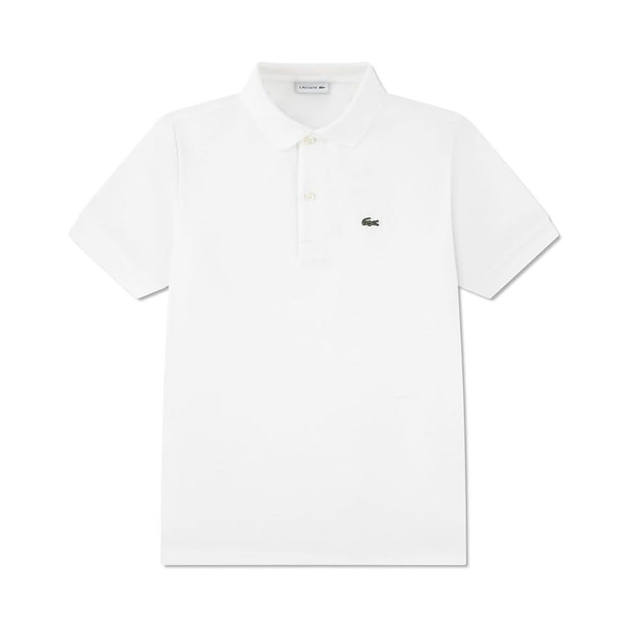 Lacoste Polo in piqué piccolo non organico Lcb per bambino (Confezione da 1), bianco, 10 anni