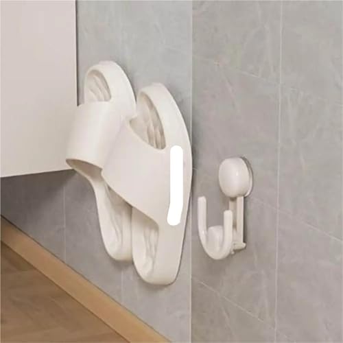 Porte-chaussures mural rétractable sans perçage extensible 2 pcs - 4