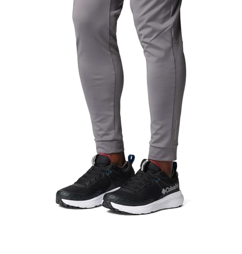 Columbia Men's Konos TRS Outdry Waterproof Shoe, Black/Mountain Red, 7.5