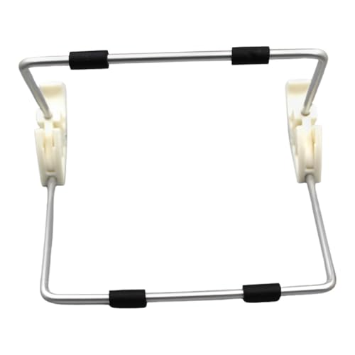 HIAKDOFT Soporte Portátil Ajustable para Pizarra Blanca Pequeña, Caballete de Escritorio Desmontable de Aleación de Aluminio, Soporte Multifuncional para Tabletas y Libros, Adecuado para