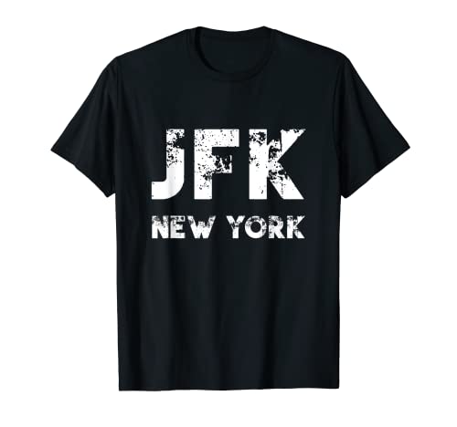 JFK Airport New York City Retro Distressed Aviation T-Shirt