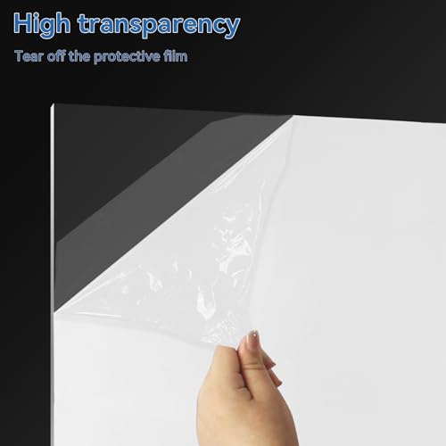 HUAZI 3PACK Lámina de Acrílico Transparente 24x36 1/8 pulg miniatura 5