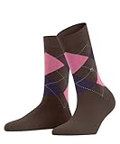 Burlington Damen Socken Queen W So Baumwolle gemustert 1 Paar, Braun Autumn Melange 5880-O, 36-41