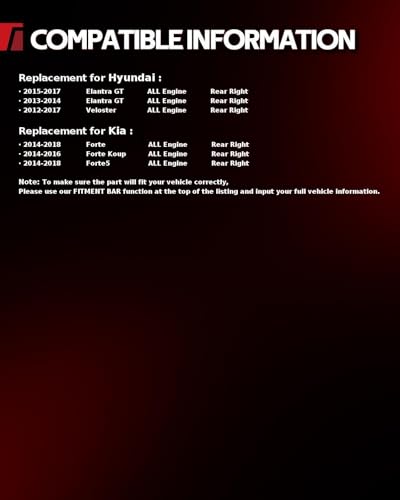 Image of Torchbeam Rear Brake Caliper Right for Kia 2014-2018 Forte, Hyundai 2012-2017 Veloster, Hyundai 2013-2017 Elantra GT, Rear Right Caliper Replace # 19B6788