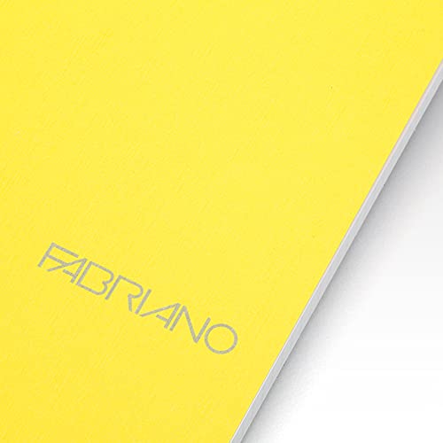 Fabriano Ecoqua Dot Grid Note Pad, Small, Glue-Bound, 90 Sheets, Lemon #TOP2