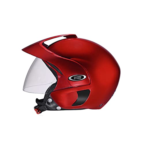 Image of Studds Marshall Open Face Helmet (Cherry Red, XL)