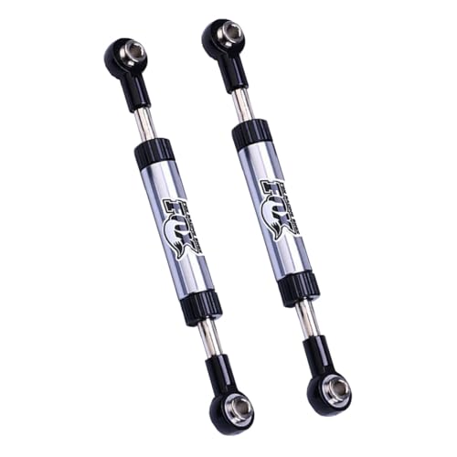 4Pcs RC Crawler Links Metal Adjustable Length Servo Linkage Steering Link Rod for Traxxas TRX4 Axial SCX10 RC4WD D90 Gen8 1/10 RC Crawler Car