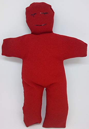 El Sendero, Sano y Natural MUÑECO VUDU DE Tela (Rojo)