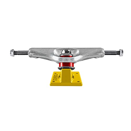Venture Skateboard Trucks Team 92 Full Bleed Silver/Yellow 5.0 High (7.63" Axle) #TOP1