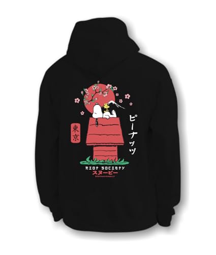 Amazon.com: Riot Society Peanuts Snoopy Doghouse Japan Kids Hoodie