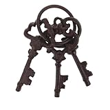 Cabilock Llave de Pared Grande de Hierro Fundido Vintage, Arte de Pared