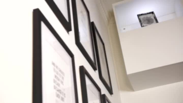 Classic by Casa Chic – Solid Wood A4 Photo Frame – Black – Mount for 6×8 inch (15×20 cm) Picture or Certificate -Tempered Glass