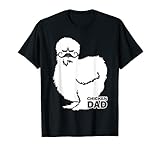 Mens Chicken Dad Farmer Dads Cock Silk T-Shirt