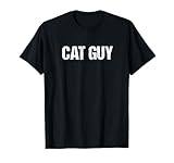 Cat Guy Simple Title T-Shirt