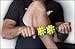 RUMBLE ROLLER Beastie Bar Massage Bar (Green with Stands)
