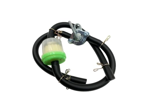 Tubo de combustible de 6mm con llave y filtro para rutas de enduro en motos dirt bike y ATV