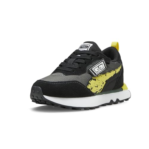 PUMA Kids Boys Sponge X Rider Fv Lace Up Sneakers Shoes Casual - Grey2